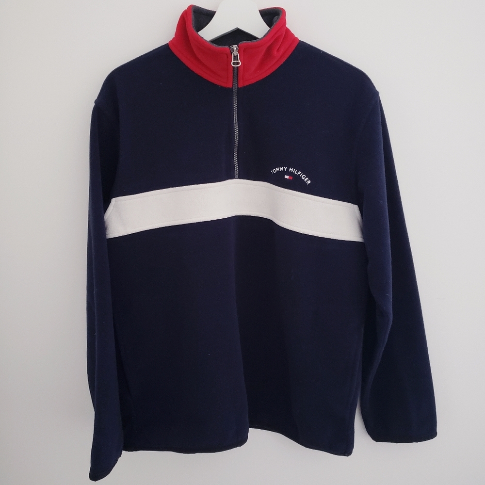 Vintage Tommy Hilfiger quarter zip up fleece